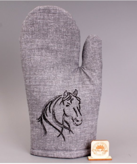 Chňapka šedá, Kůň - HAND MADE