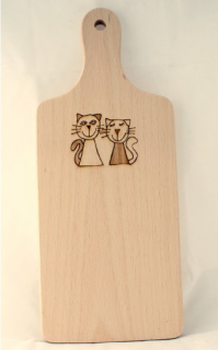Krájecí prkénko Dvě Kočky 33 cm
