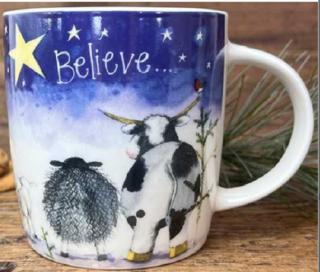 Porcelánový hrnek Believe, Ovečka od Alex Clark 400ml