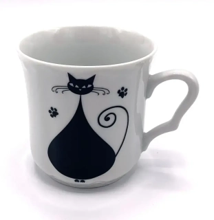 Porcelánový hrnek Černé kočky IV, 270ml