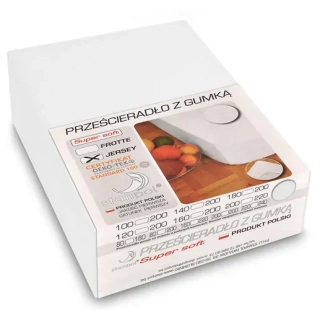 Prostěradlo jersey - bílé