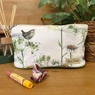 Kosmetická taštička Alex Clark - Wren and Cow Parsley 21*12 cm