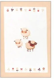 Kuchyňská utěrka Ovečky - rodinka