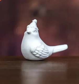 Porcelánová dekorace Ptáček 4,5 cm