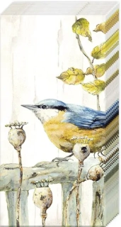 Kapesníčky Sýkorka na plotě