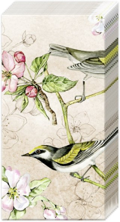 Kapesníčky Ptáček a květiny