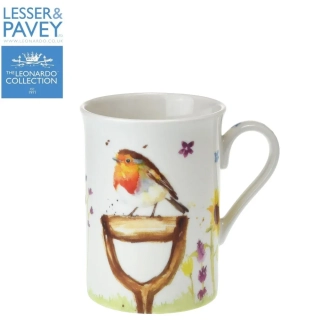 Porcelánový hrnek - Naši ptáčci Červenka, The Leonardo Collection, 250 ml