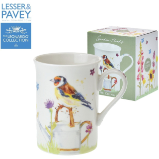 Porcelánový hrnek - Naši ptáčci Stehlík, The Leonardo Collection, 250 ml