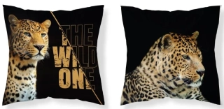 Povlak na polštář 3D Levhart, 40x40 cm