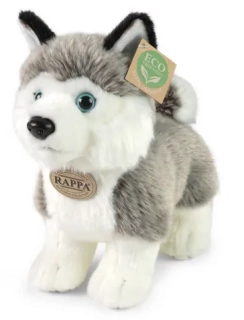 Plyšový pejsek Husky stojící 23 cm