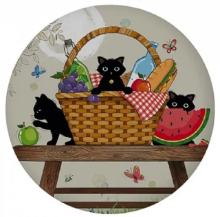 Magnetka BUG ART Koťata na pikniku