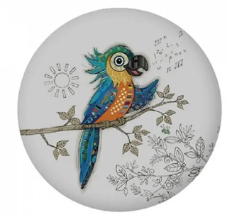 Magnetka BUG ART Papoušek Ara ararauna