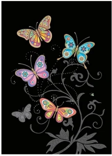 Luxusní přání BUG ART Motýlci