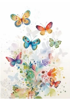 Luxusní přání BUG ART JARO Motýlci