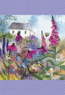 Kuchyňská utěrka Bee Garden, včelky od Alex Clark