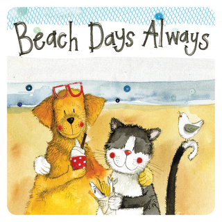 Podložka, podtácek Beachdays, Alex Clark