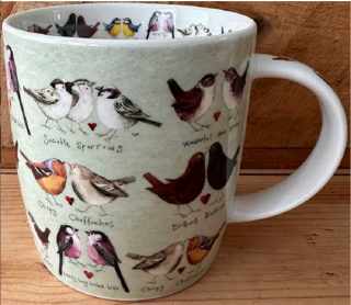 Porcelánový hrnek Brilliant Birds, Ptáčco od Alex Clark 400ml