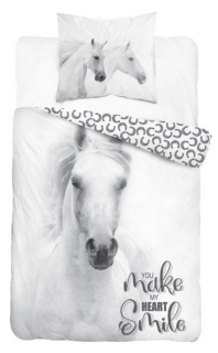 Bavlněné povlečení 3D, Kůň - My Hearth