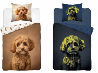 Bavlněné povlečení 3D Pejsek. 140x200 cm a 70x80 cm 