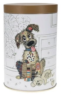 Plechová dóza 14cm BUG ART Pejsek