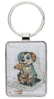  Klíčenka BUG ART, Pejsek a Pizza