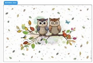 Prostírání BUG ART Sovičky