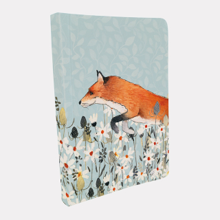Zápisník Liška ve skoku, 12x9 cm
