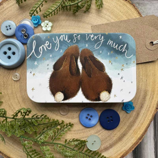 Dózička Bunny Love 11*7*2 cm, Alex Clark