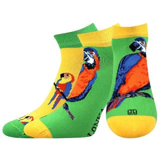 Ponožky nízké Dabl Papoušci