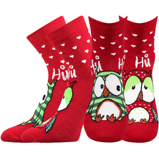 Ponožky Xantipa červené, Sova